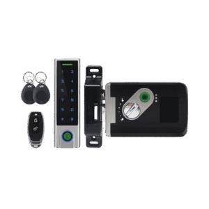 Kit de Cerradura Inteligente / Incluye Teclado y Control Remoto / Soporta Huella, Tarjeta y Contraseña / Teclado Metálico IP65