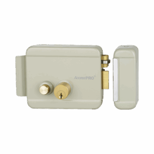 Cerradura Eléctrica con Botón de Salida/ Incluye Llave  / Exterior / Derecha