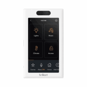 Control de iluminación touch desde su pantalla en pared