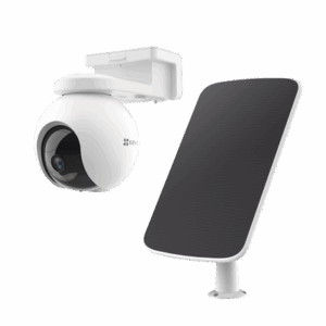 Kit de Cámara de Batería Recargable  y Panel Solar / Wi-Fi / Almacenamiento Gratuito en Memoria Interna de 32 GB / Incluye 1 pieza de CS-HB8 y 1 Pieza de CS-CMT-SOLARPANEL-E