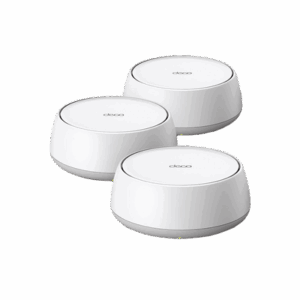 KIT 3 Routers Inalámbrico MESH Interior para Hogar / Doble Banda Wi-Fi 7 BE3600 Mbps / 2 Puerto 2.5 Gigabit WAN/LAN / 4 Antenas Internas / Operación Multi-Link MLO / Administración Mediante la App Deco (iOS, Android) / HomeShield