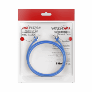 Cable de Parcheo (Patch Cord) / UTP / Cat. 6 (24 AWG) / 1 Metro / Color Azul / Ideal para PoE+ / Interior