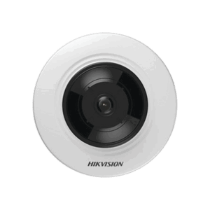 Mini Fisheye IP 5 Megapixel / Panorámica 180° - 360° / Microfono Integrado / 8 mts IR / Uso en Interior / PoE / Múltiples Vistas por iVMS-4200 / Alarmas I/O / Micro SD