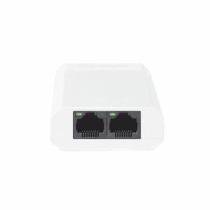 Extensor PoE+ (30 Watts Entrada) / 100 Mbps con 2 Salidas PoE+ (30 Watts Totales de Salida) / Uso Interior / Podemos Alimentar 2 Cámaras IP