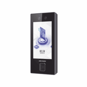 Terminal Facial Min Moe con LECTOR DE QRs FISICO Ultra Rápido  y Tarjetas MIFARE / 3000 Rostros / Pantalla 4.5" / Administrable en la Nube con HikConnect Teams  / Exterior IP65  / PoE / WiFi / HIK-IA