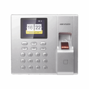 Terminal de Control de Acceso y Asistencia compatible con APP Hik-Connect (P2P) / Lectura de Huella y de Tarjetas EM / Soporta hasta 1000 Huellas / Relevador para Chapa / Software iVMS4200