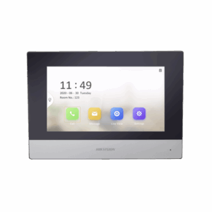 Monitor IP WiFi Touch Screen 7" para Videoportero IP  / Vídeo en Vivo / PoE Estándar / Apertura Remota / Llamada Entre Monitores / Audio de dos vías / Policarbonato
