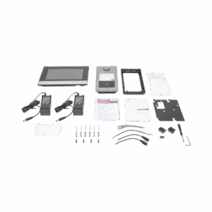 Kit de Videoportero IP PoE Estandar con llamada a App de Smartphone (Hik-Connect) / Apertura con Tarjeta MIFARE / Frente de calle IK08 & IP65 / Soporta 2 puertas