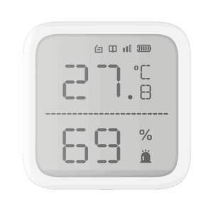 (AX PRO) Detector de Temperatura y Detector de Humedad Inalámbrico / 2.7" de Tamaño / Uso en Interior / Rango de Detección desde  -35°C hasta 99°C
