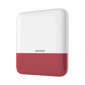 (AX PRO) Sirena Inalámbrica con Estrobo Rojo para Exterior IP65 / 110 dB