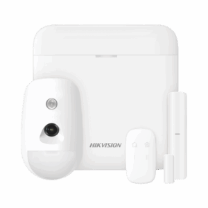 (AX PRO) KIT de Alarma AX PRO con GSM (3G/4G) / Incluye: 1 Hub / 1 Sensor PIR con Cámara / 1 Contacto Magnético / 1 Control Remoto / WiFi / Compatible con Hik-Connect P2P