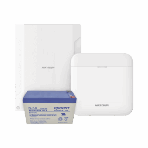 (AXPRO) KIT  de alarma AX PRO conversión de zonas cableadas a inalámbricas / Incluye: 1 Hub IP, Wifi y 3G/4G con Batería de respaldo/ 1 Expansor de 16 zonas cableadas / 1 Batería de respaldo 12Vcc a 7 Amp/ Compatible con Hik-Co