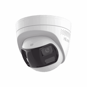 [Dual Light] Turret IP 6 Megapixel / Imagen Panorámica 180°/ PoE / Micrófono y Bocina Integrado / Exterior IP67 / Audio Bidireccional / Alarma Visual y Auditiva Integrada / Smart Supplement Light / Micro SD 512 GB