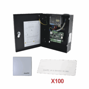 Kit para automatizar 1 ACCESO VEHICULAR con STICKERS en Parabrisas de vehiculos / Incluye Panel,  lector y 100 stickers / Software IVMS4200 incluido