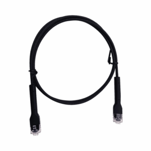 Mini Patch Cord Cat6 Ultra Slim 5 m Negro – Ahorra Espacio sin Organizadores, con Bota Flexible