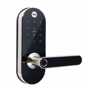 Cerradura Digital  YMC420 / con Teclado Táctil / lector de Tarjetas / Huellas /  Incluye HUB / compatible con YALE CONNECT