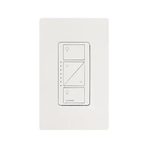 (Caseta Wireless) Atenuador, aumenta/disminuye intensidad de Iluminación, requiere cable neutro. 250W LED /1000 INC/HAL