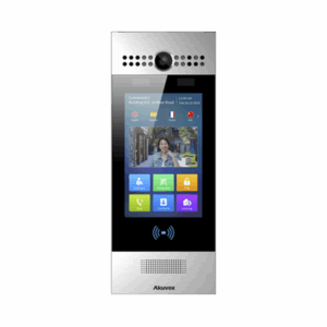 Kit Frente de Calle y Montaje en Pared / Ideal para fraccionamientos / Administración 100% en la Nube / Notificación a APP / Llamada Telefónica / ANDROID / SIP / ONVIF /Reconocimiento Facial /  QR y PIN para Visitas / IP65 / IK06 / BT