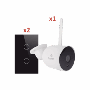 (Wifi) KIT 1 camara Wifi y 2 apagadores inteligentes Wifi