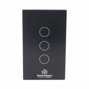 (Wifi) Apagador switch inalámbrico WIFI, control de 3 regresos de carga, 110V