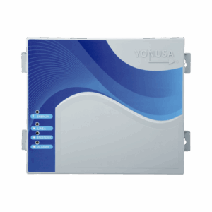 Energizador con tecnología SMT de 12,000Volts-1Joule/ 2500Mts Lineales de Protección / Cercos electricos