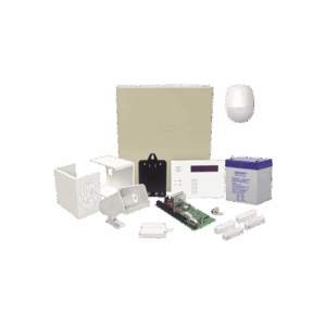 Kit Cableado con VISTA48/6160RF, Batería, Transformador, Sensor Pir, Contactos Magnéticos, Sirena, Gabinete de sirena y Tamper