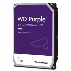 Disco Duro Purple de 1 TB / 5400 RPM / Optimizado para Soluciones de Videovigilancia / Uso 24-7 / 3 Años de Garantia